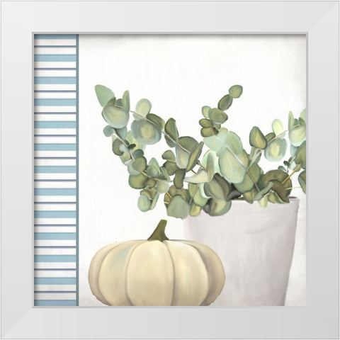 Pumpkin Pot 1 White Modern Wood Framed Art Print by Allen, Kimberly