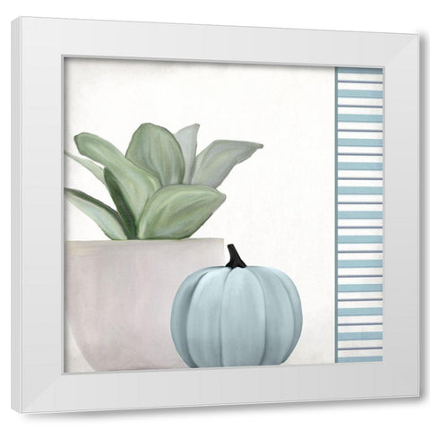 Pumpkin Pot 2 White Modern Wood Framed Art Print by Allen, Kimberly