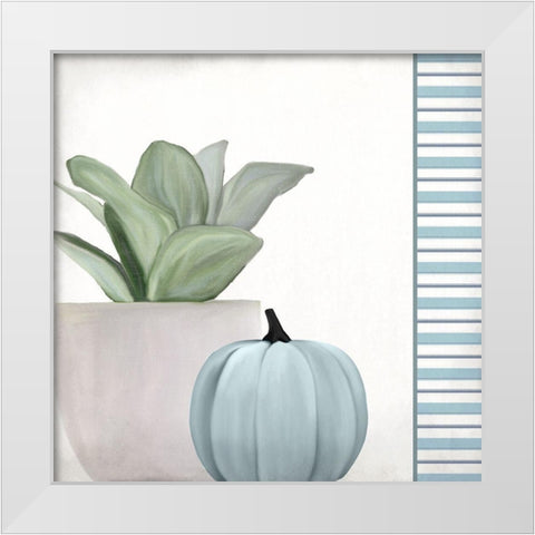 Pumpkin Pot 2 White Modern Wood Framed Art Print by Allen, Kimberly