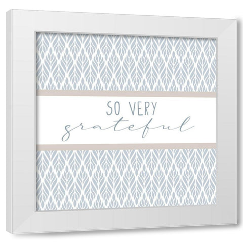 Grateful 7 White Modern Wood Framed Art Print by Allen, Kimberly