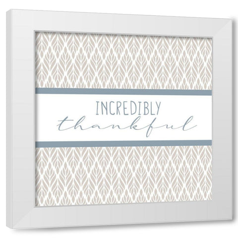 Grateful 8 White Modern Wood Framed Art Print by Allen, Kimberly