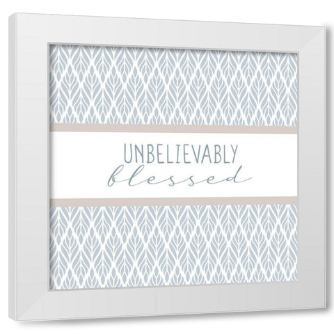 Grateful 9 White Modern Wood Framed Art Print by Allen, Kimberly