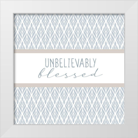 Grateful 9 White Modern Wood Framed Art Print by Allen, Kimberly