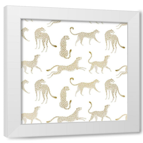 On the Hunt 1 White Modern Wood Framed Art Print by Allen, Kimberly
