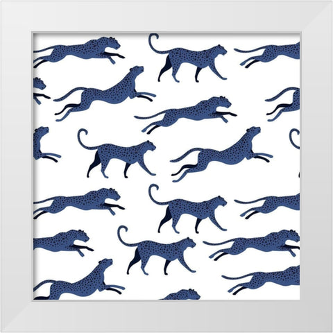 On the Hunt 2 White Modern Wood Framed Art Print by Allen, Kimberly