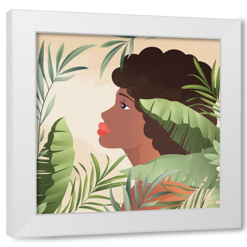 Serene 2 White Modern Wood Framed Art Print by Allen, Kimberly