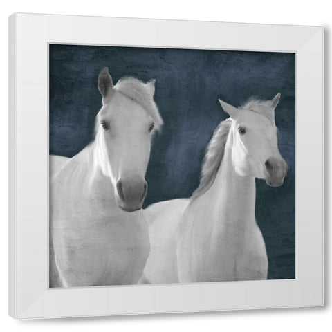 Two White Modern Wood Framed Art Print by Allen, Kimberly