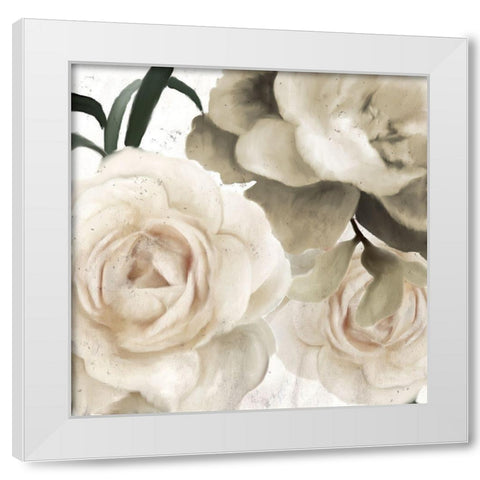 Fall Blooms 1 Golden White Modern Wood Framed Art Print by Allen, Kimberly
