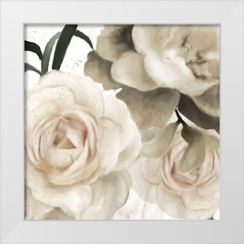 Fall Blooms 1 Golden White Modern Wood Framed Art Print by Allen, Kimberly