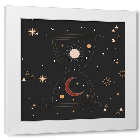 Mystic 3 White Modern Wood Framed Art Print by Allen, Kimberly