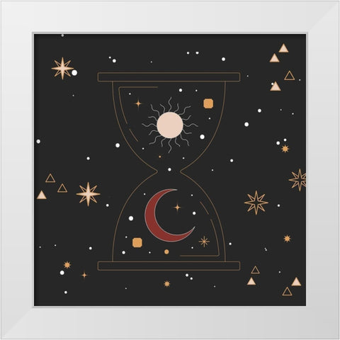 Mystic 3 White Modern Wood Framed Art Print by Allen, Kimberly