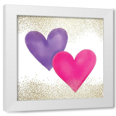 A Girl 1 White Modern Wood Framed Art Print by Allen, Kimberly