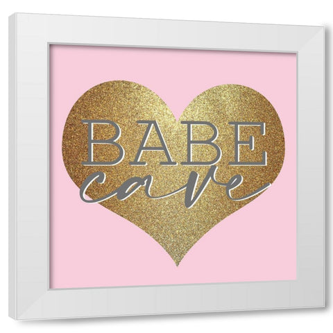Fashionista 4 White Modern Wood Framed Art Print by Allen, Kimberly