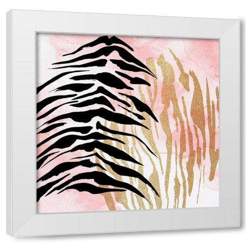 Glam Animal 1 White Modern Wood Framed Art Print by Allen, Kimberly