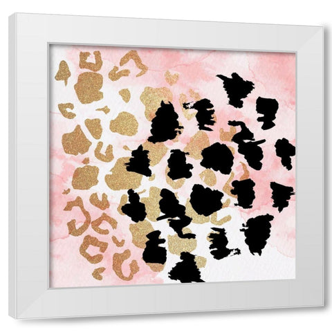 Glam Animal 3 White Modern Wood Framed Art Print by Allen, Kimberly