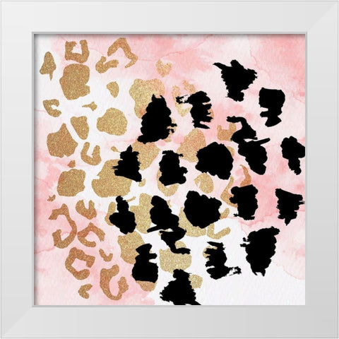 Glam Animal 3 White Modern Wood Framed Art Print by Allen, Kimberly