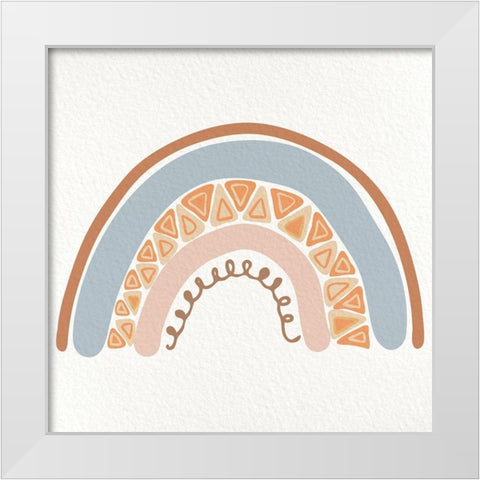 ABC Rainbow 1 White Modern Wood Framed Art Print by Allen, Kimberly