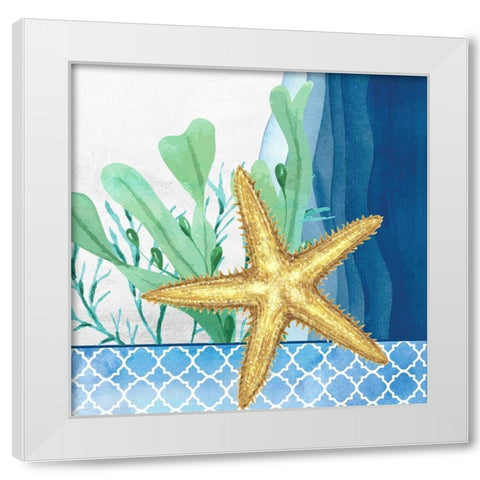 Bayside 2 White Modern Wood Framed Art Print by Allen, Kimberly
