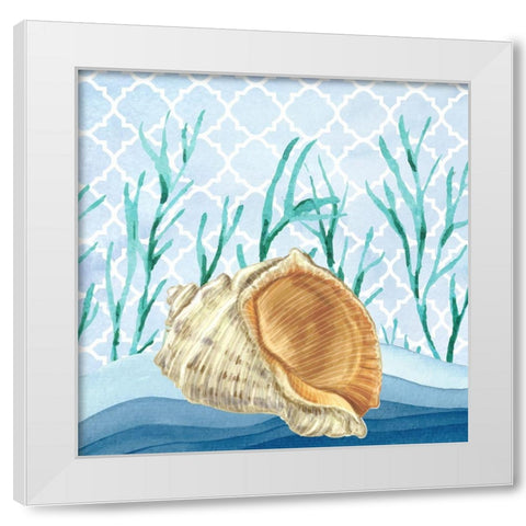 Bayside 4 White Modern Wood Framed Art Print by Allen, Kimberly