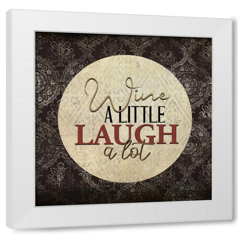 Vineyard View 10 White Modern Wood Framed Art Print by Allen, Kimberly