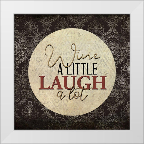 Vineyard View 10 White Modern Wood Framed Art Print by Allen, Kimberly