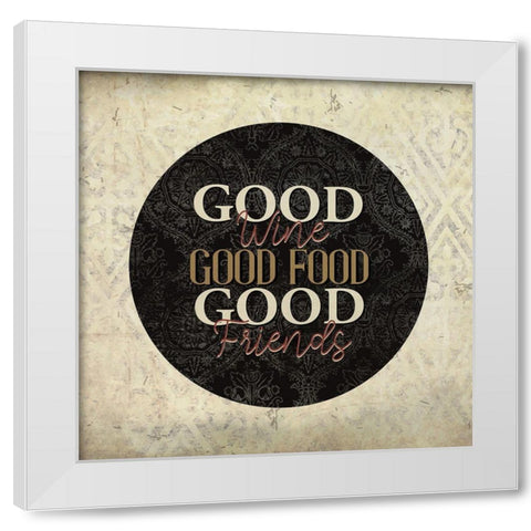 Vineyard View 11 White Modern Wood Framed Art Print by Allen, Kimberly