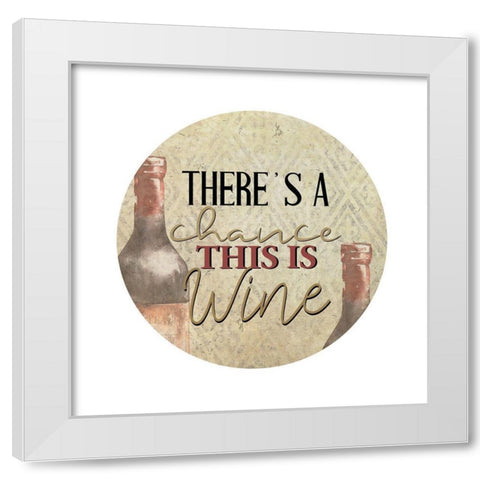 Vineyard View 13 White Modern Wood Framed Art Print by Allen, Kimberly