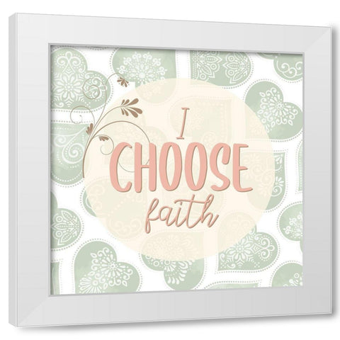 My Heart 2 White Modern Wood Framed Art Print by Allen, Kimberly