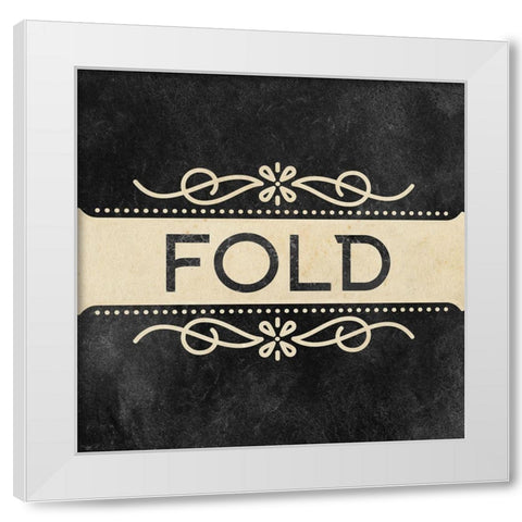 Wash Dry Fold 3 White Modern Wood Framed Art Print by Allen, Kimberly