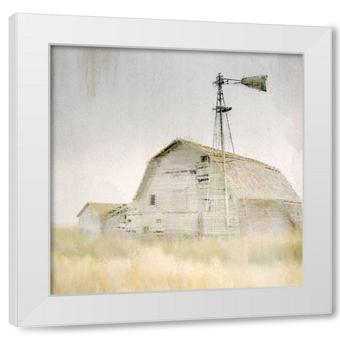 Lone White Modern Wood Framed Art Print by Allen, Kimberly