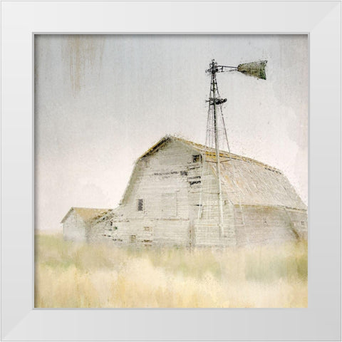 Lone White Modern Wood Framed Art Print by Allen, Kimberly
