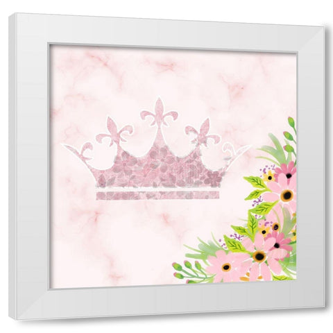 Princess and Warrior 3  V2 White Modern Wood Framed Art Print by Allen, Kimberly