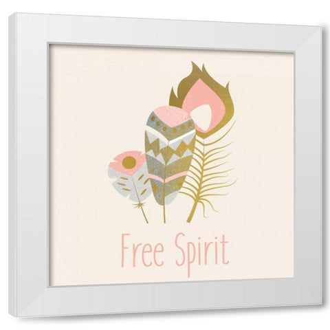 Free Spirits White Modern Wood Framed Art Print by Allen, Kimberly
