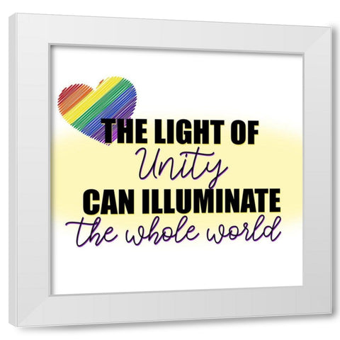 The Light White Modern Wood Framed Art Print by Allen, Kimberly