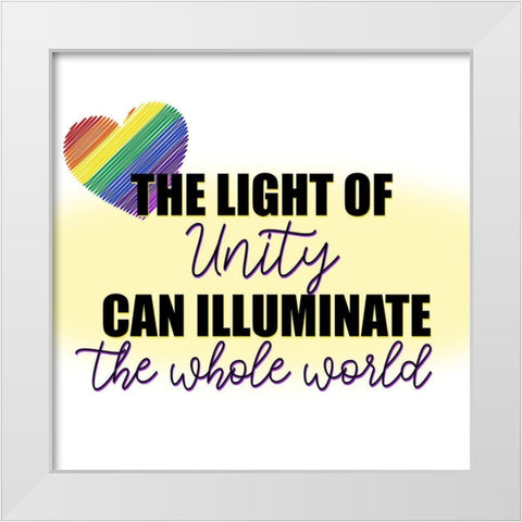 The Light White Modern Wood Framed Art Print by Allen, Kimberly