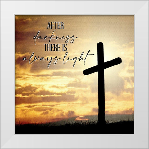 After Darkness White Modern Wood Framed Art Print by Allen, Kimberly