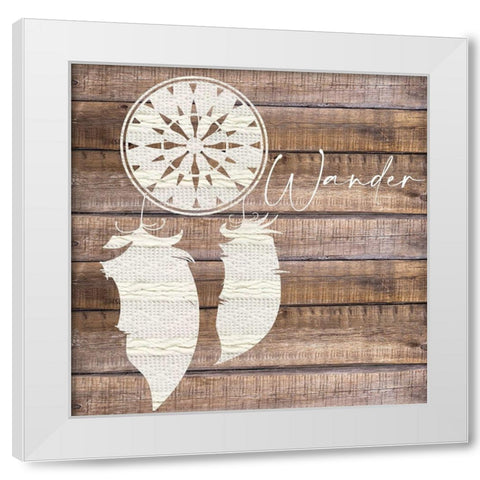 Wild and Free 2 White Modern Wood Framed Art Print by Allen, Kimberly