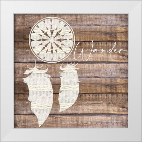 Wild and Free 2 White Modern Wood Framed Art Print by Allen, Kimberly