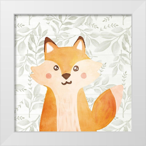Woodland Love 2 White Modern Wood Framed Art Print by Allen, Kimberly