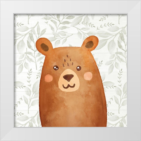 Woodland Love 3 White Modern Wood Framed Art Print by Allen, Kimberly