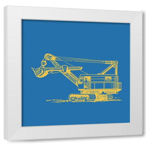 Construction 3 White Modern Wood Framed Art Print by Allen, Kimberly