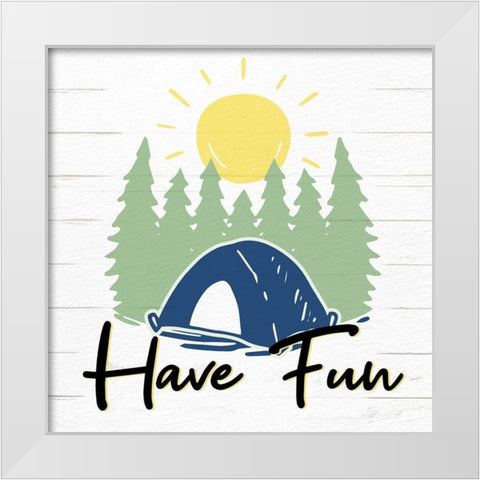 Have Fun 1 White Modern Wood Framed Art Print by Allen, Kimberly