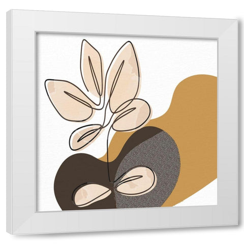 Pressed 1 White Modern Wood Framed Art Print by Allen, Kimberly