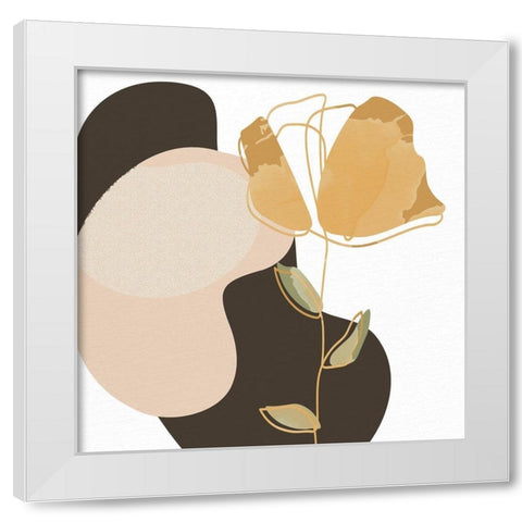 Pressed 2 White Modern Wood Framed Art Print by Allen, Kimberly