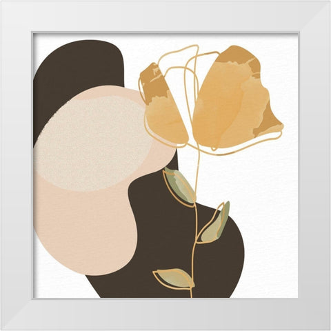 Pressed 2 White Modern Wood Framed Art Print by Allen, Kimberly