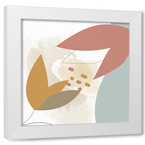 Soft Organics 2 White Modern Wood Framed Art Print by Allen, Kimberly