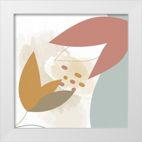 Soft Organics 2 White Modern Wood Framed Art Print by Allen, Kimberly