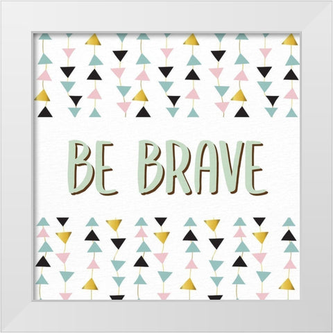 Be Silly 2 White Modern Wood Framed Art Print by Allen, Kimberly