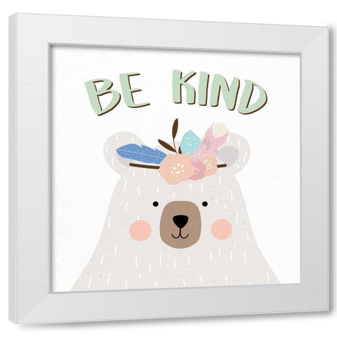 Be Silly 3 White Modern Wood Framed Art Print by Allen, Kimberly