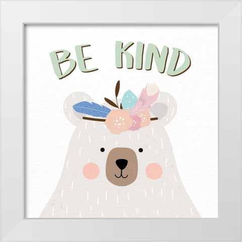 Be Silly 3 White Modern Wood Framed Art Print by Allen, Kimberly